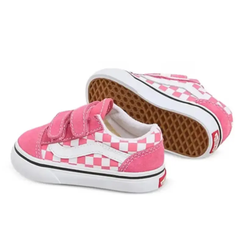 TENIS VANS OLD SKOOL V INFANTIL ROSA