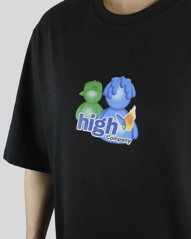 CAMISETA HIGH TEE MESSENGER BLACK