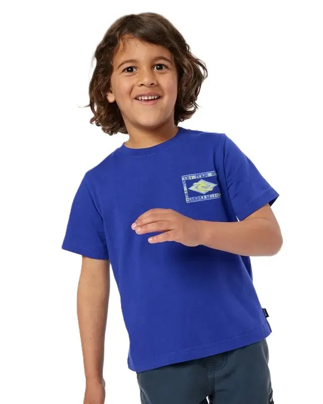 CAMISETA RIP CURL TUBE TOWN LOGO INFANTIL A623-WILD BERRY