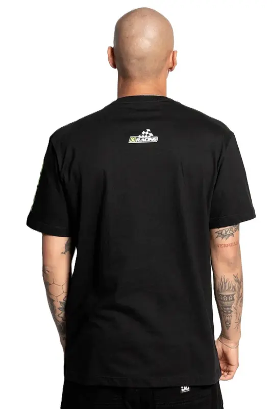 CAMISETA DC SHOE CO RACING PRETO