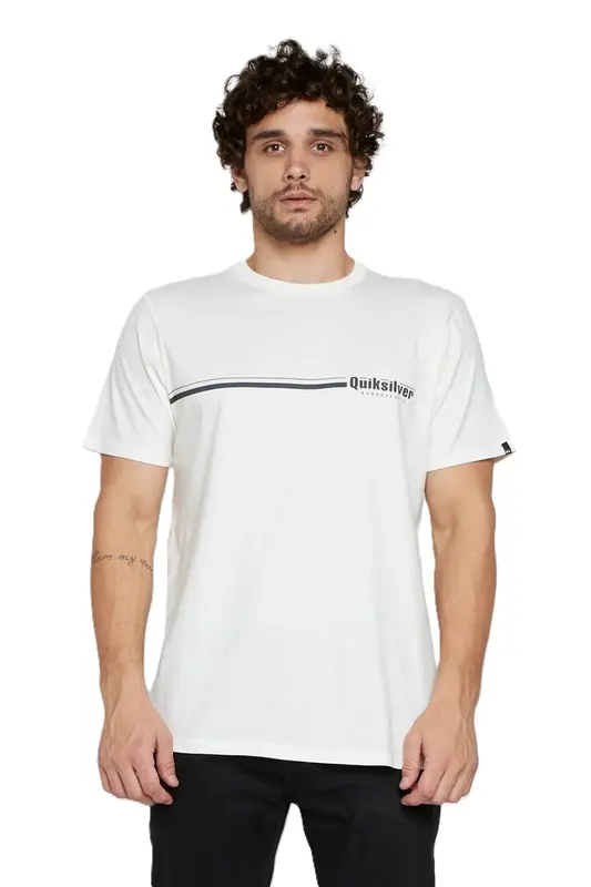 CAMISETA QUIKSILVER SPEED STRIPE SNOW WHITE