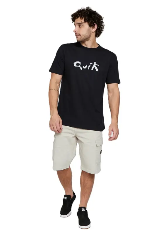 CAMISETA QUIKSILVER QUIK LIQUID PRETO