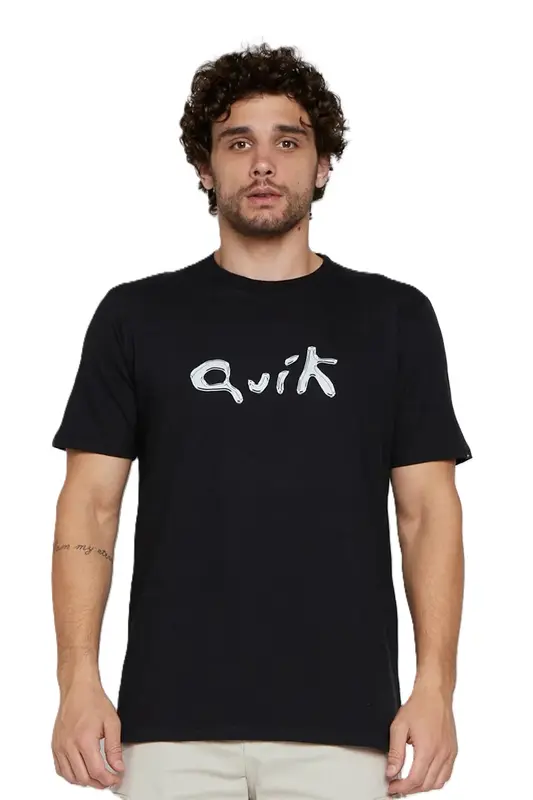 CAMISETA QUIKSILVER QUIK LIQUID PRETO