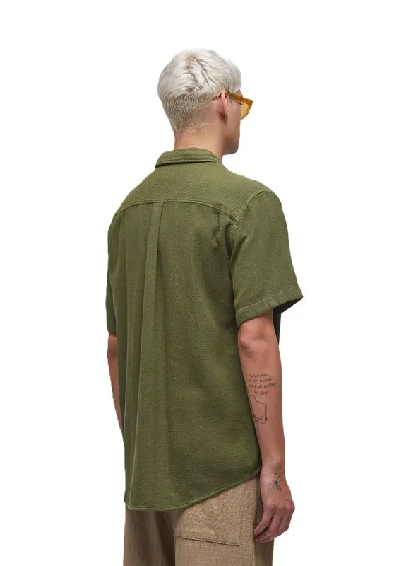 CAMISA OSLKEN CRUMPLE VERDE/OLIVA