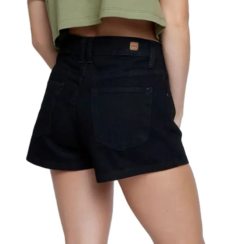 SHORTS ROXY JEANS BLACK CHLO PRETO
