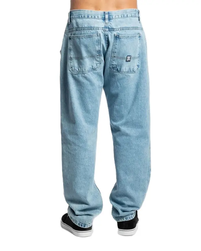 CALCA DC JEANS WORKER OVERSIZE AZUL CLARO