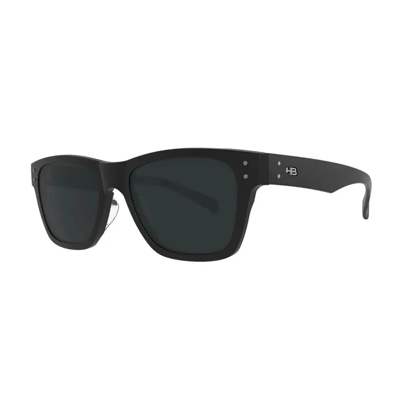 OCULOS HB FOSTER MATTE BLACK POLARIZED GRAY UNICA