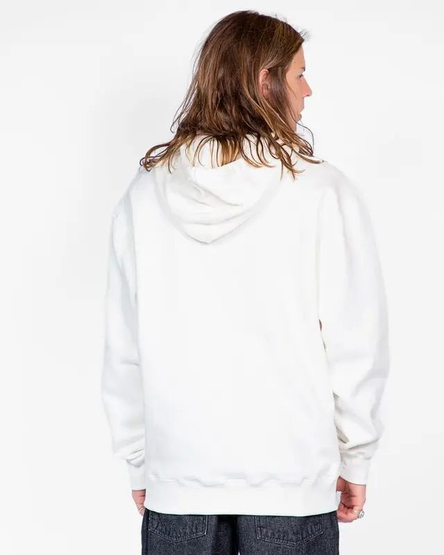 MOLETOM RIP CURL BRAND STACK HOOD VINTAGE WHITE