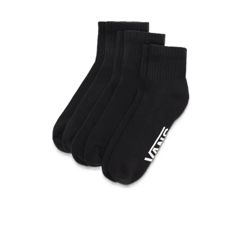 MEIA VANS CLASSIC ANKLE KIT 3 PARES BLACK