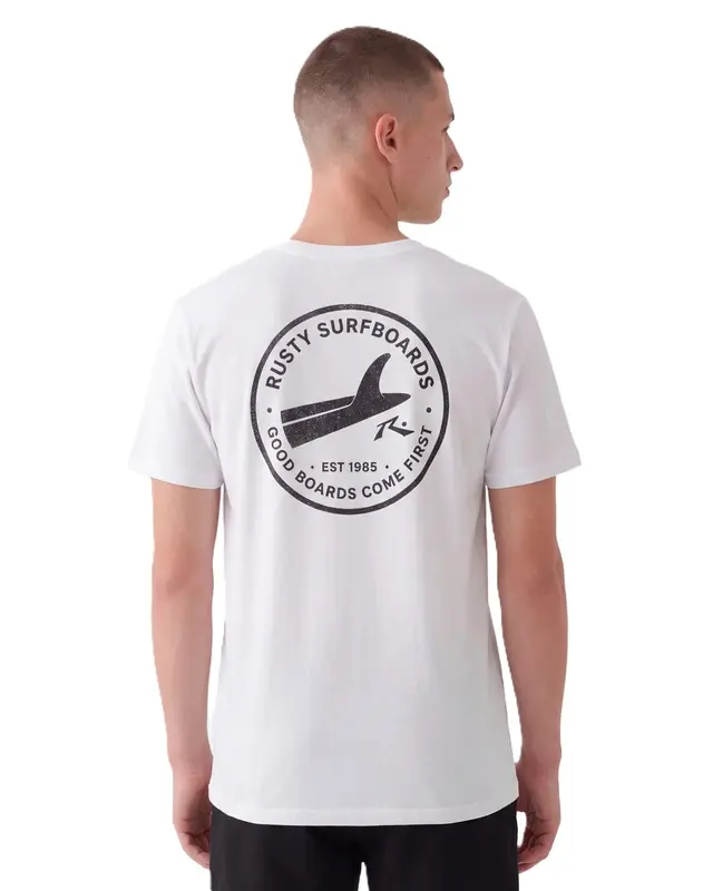CAMISETA RUSTY SHADOW BRANCO