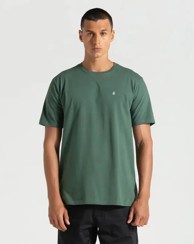 CAMISA VOLCOM STONE BLANKS VERDE ESCURO