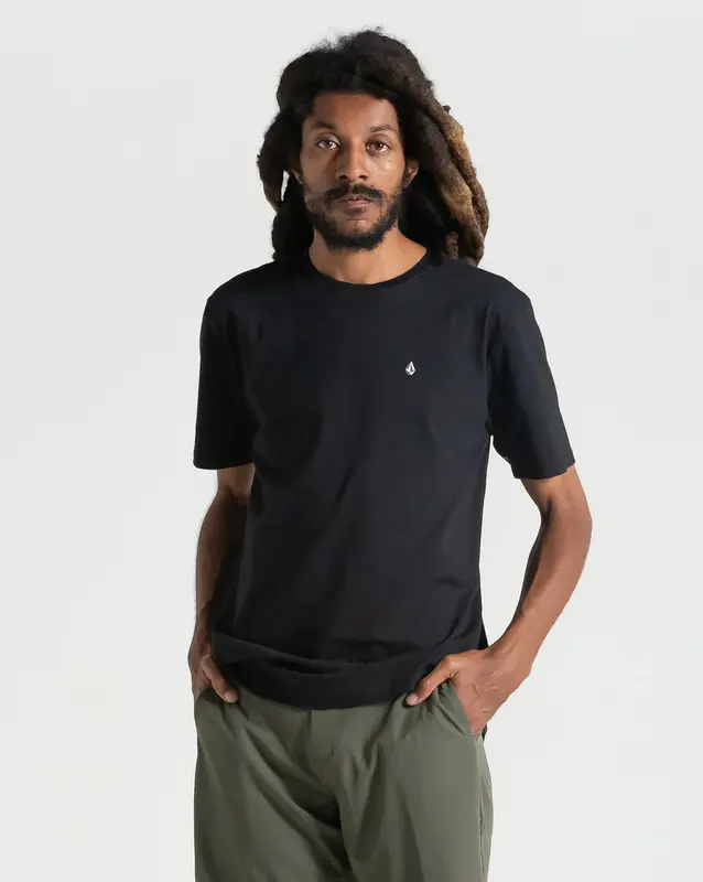 CAMISA VOLCOM STONE BLANKS PRETO