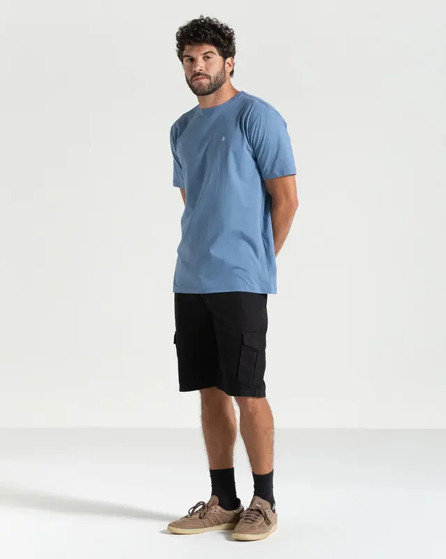CAMISA VOLCOM STONE BLANKS AZUL