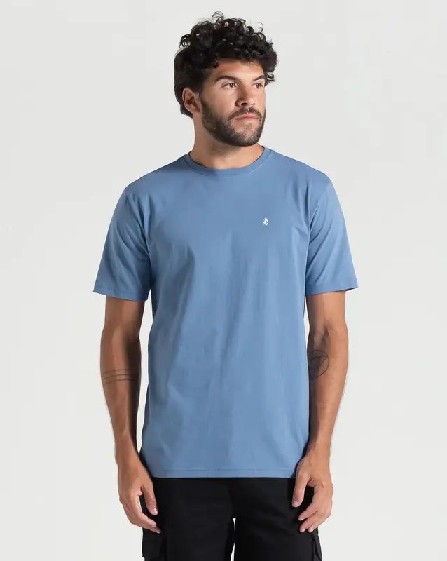 CAMISA VOLCOM STONE BLANKS AZUL