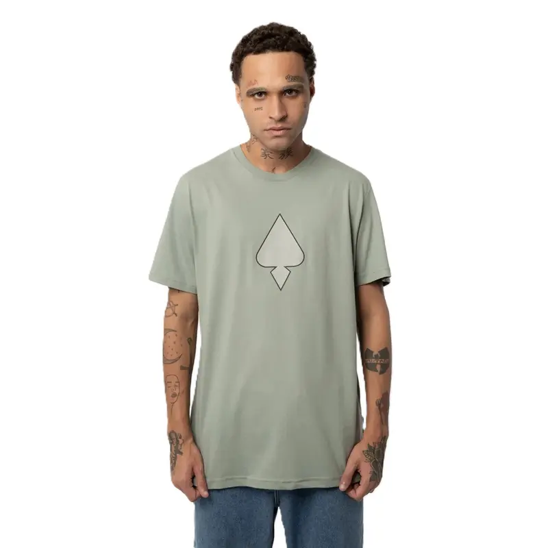 CAMISETA MCD REGULAR ESPADA ILUMINADA VERDE ALVORADA