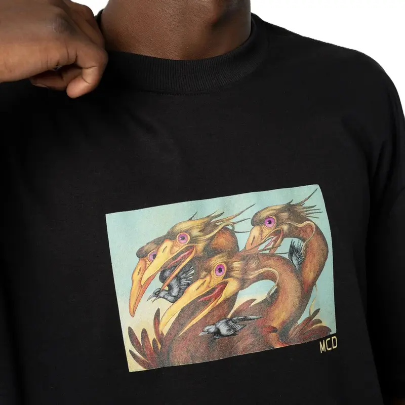 CAMISETA MCD BOX-FIT BAILON PRETO