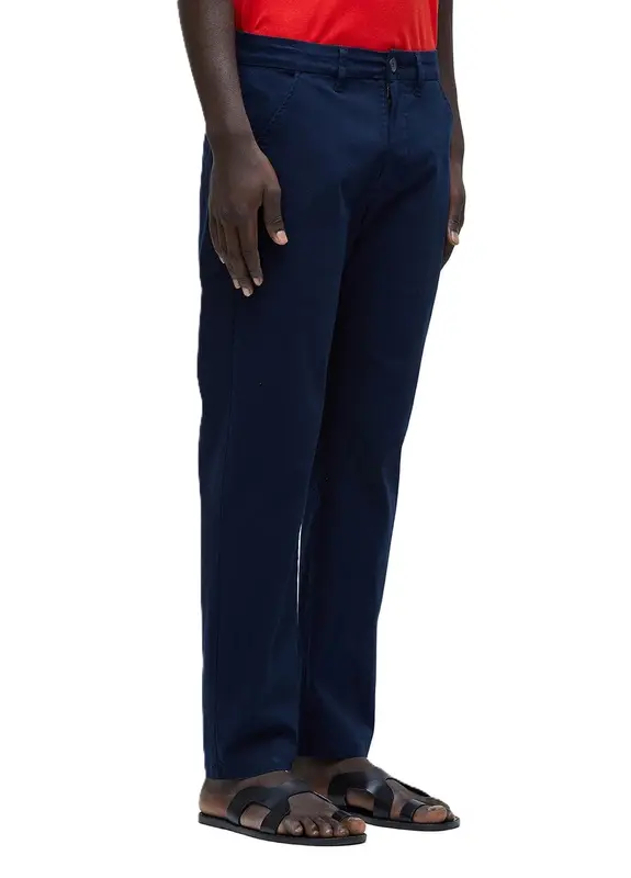 CALCA OSKLEN ALFAIATARIA COMFORT PAPER AZUL MARINHO