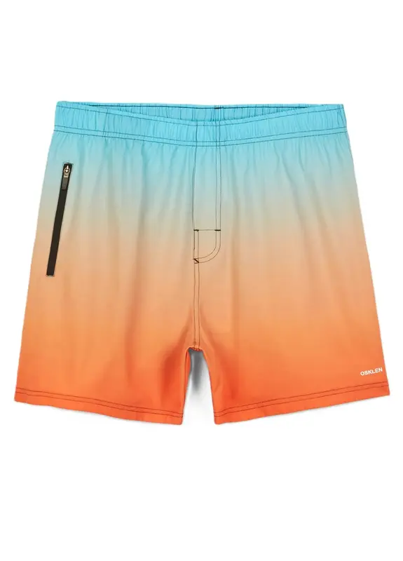 BERMUDA OSKLEN BEACH SHORT GRADIENTE PRO AZUL/LARANJA