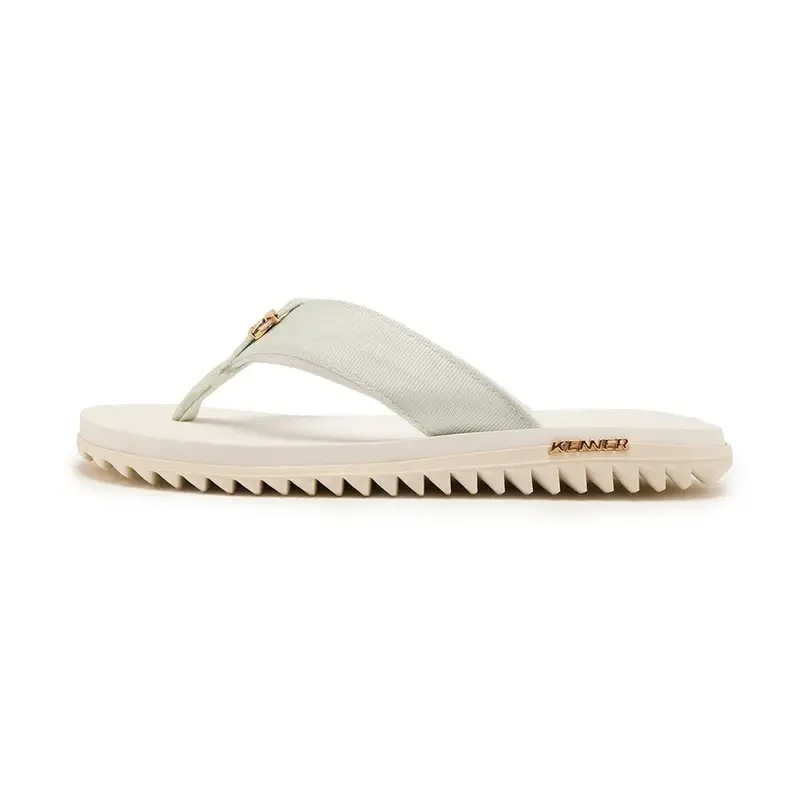 SANDALIA KENNER KIVAH NYLON BRANCO/NEVOA