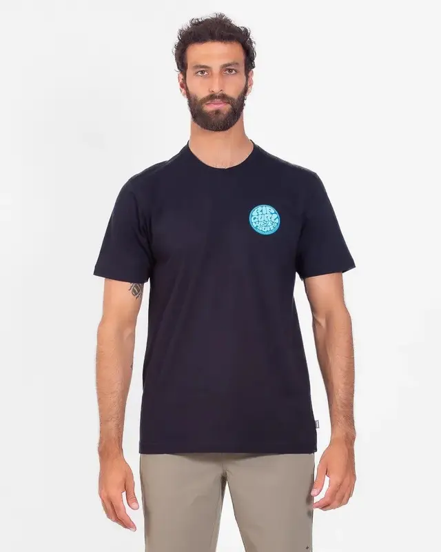 CAMISETA RIP CURL FRONT WETTIE BLACK