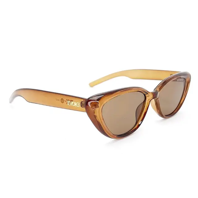 OCULOS DE SOL EVOKE EVK 50 G02 CRYSTAL AMBAR GOLD BROWN TOTAL