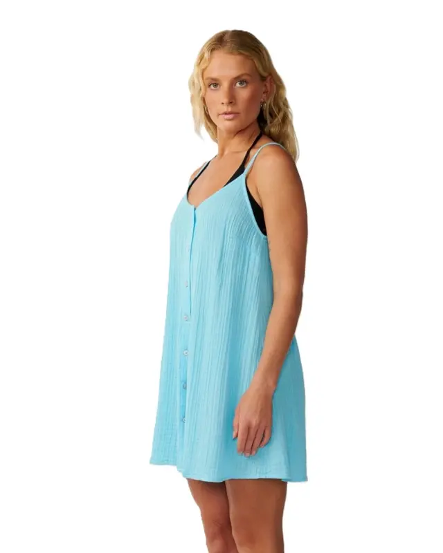 VESTIDO RIP CURL PREMIUM SURF COVER UP SKY BLUE