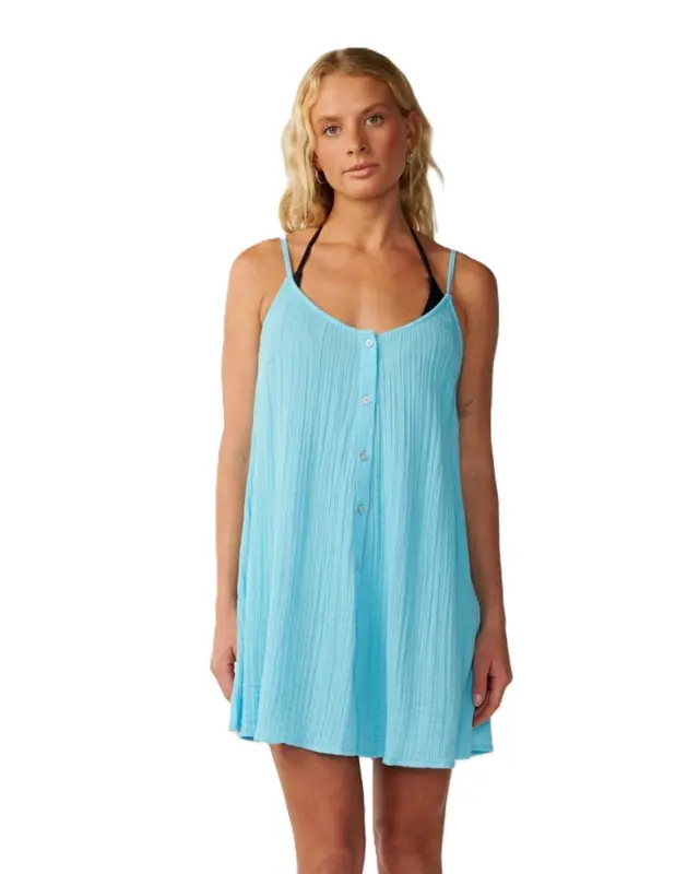VESTIDO RIP CURL PREMIUM SURF COVER UP SKY BLUE