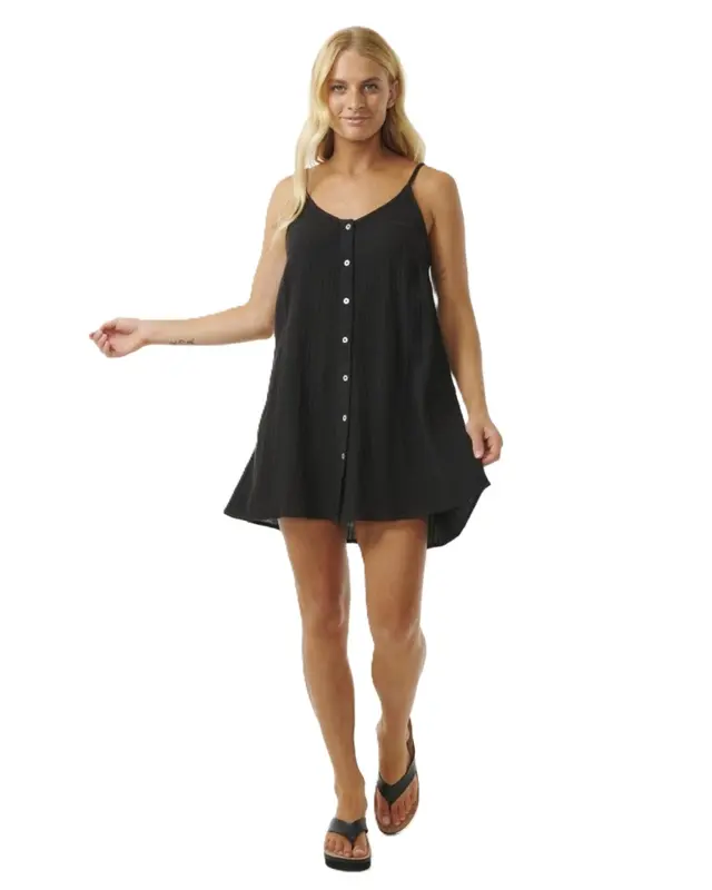 VESTIDO RIP CURL PREMIUM SURF COVER UP 0090-BLACK