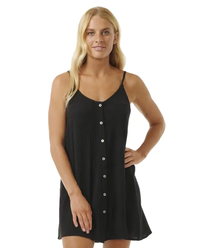 VESTIDO RIP CURL PREMIUM SURF COVER UP 0090-BLACK
