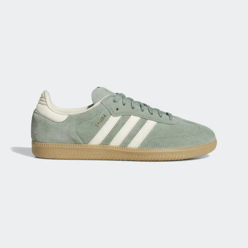 TENIS ADIDAS SAMBA ADV SILVER GREEN/WONDER WHITE/GOLD
