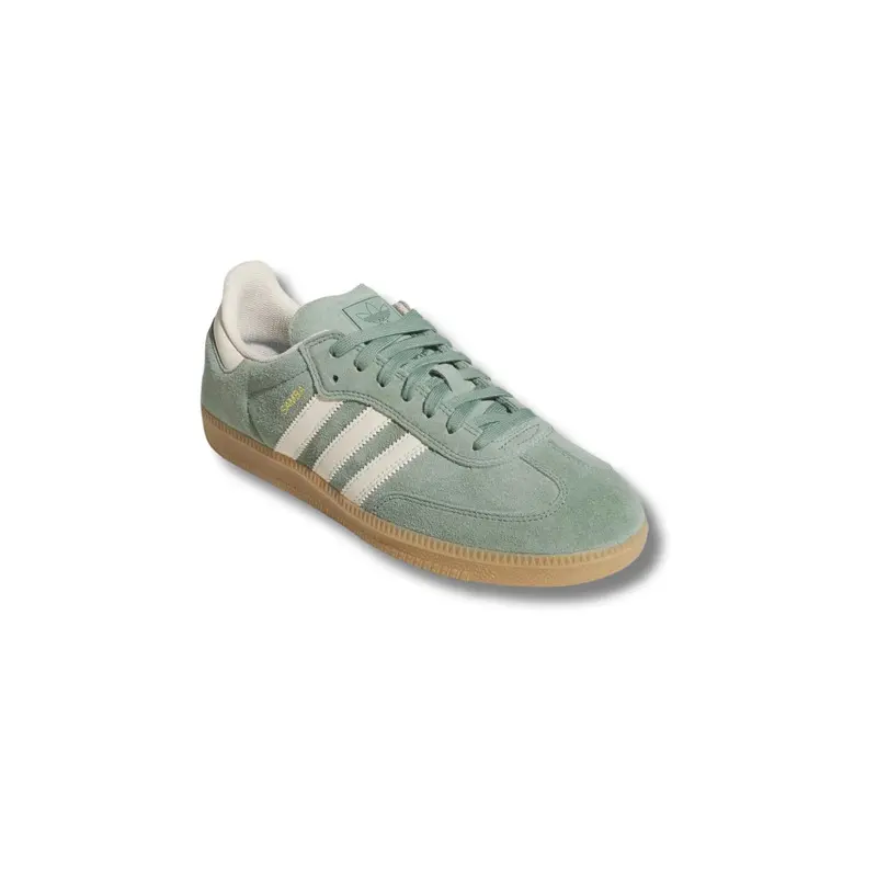 TENIS ADIDAS SAMBA ADV SILVER GREEN/WONDER WHITE/GOLD