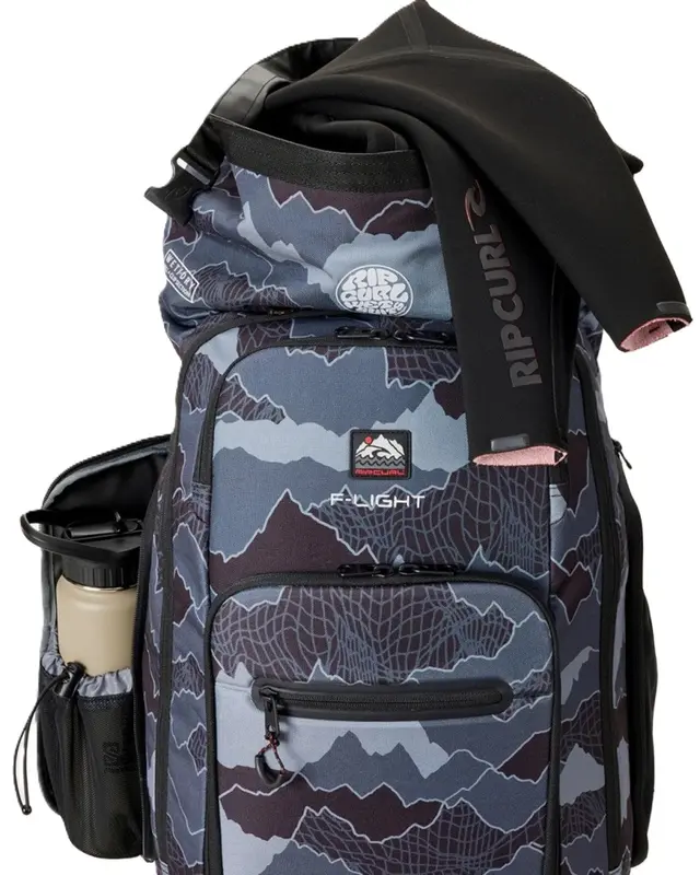 MOCHILA RIP CURL F-LIGHT SURF 40L SEARCH BLACK/GREY