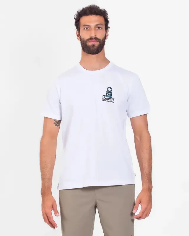 CAMISETA RIP CURL THE SEARCH LOFI WHITE