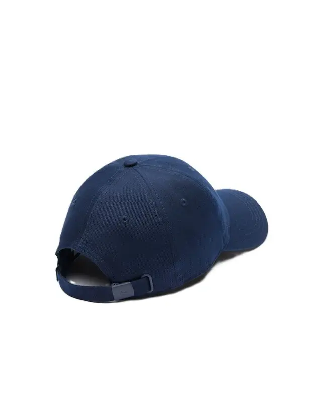 BONE DE GABARDINE LACOSTE AZUL