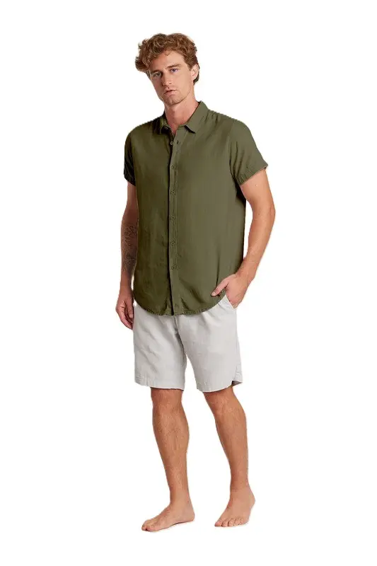 CAMISA EMPTY LINHO VERDE