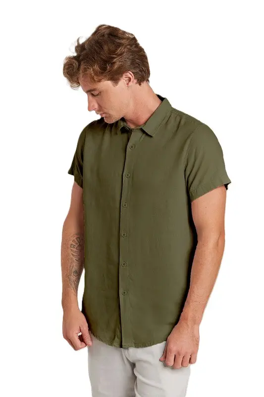 CAMISA EMPTY LINHO VERDE