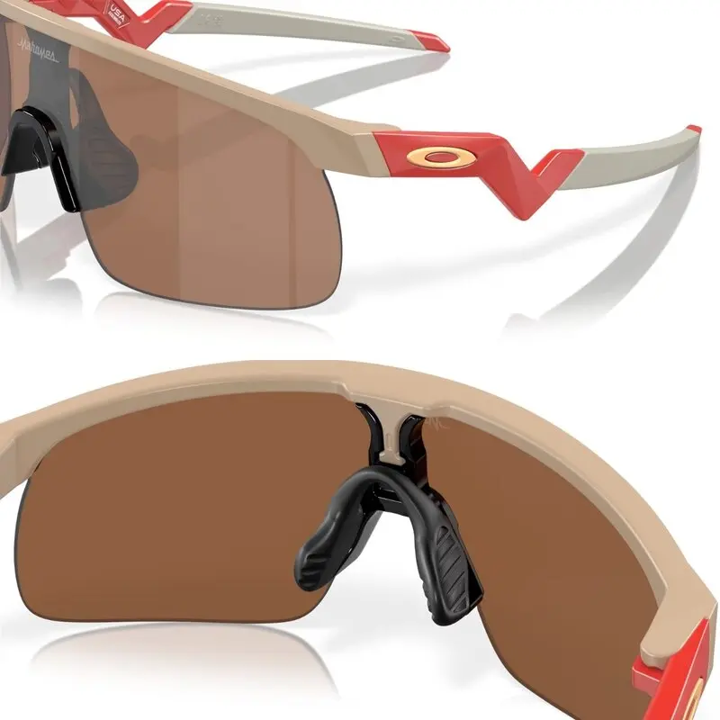 OCULOS OAKLEY RESISTOR YOUTH FIT PATRICK MAHOMES II COLLECTION - MATTE TERRAIN TAN W/PRIZM TUNGSTEN