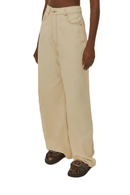 CALCA FARM SARJA CINTURA REVERSIVEL OFF