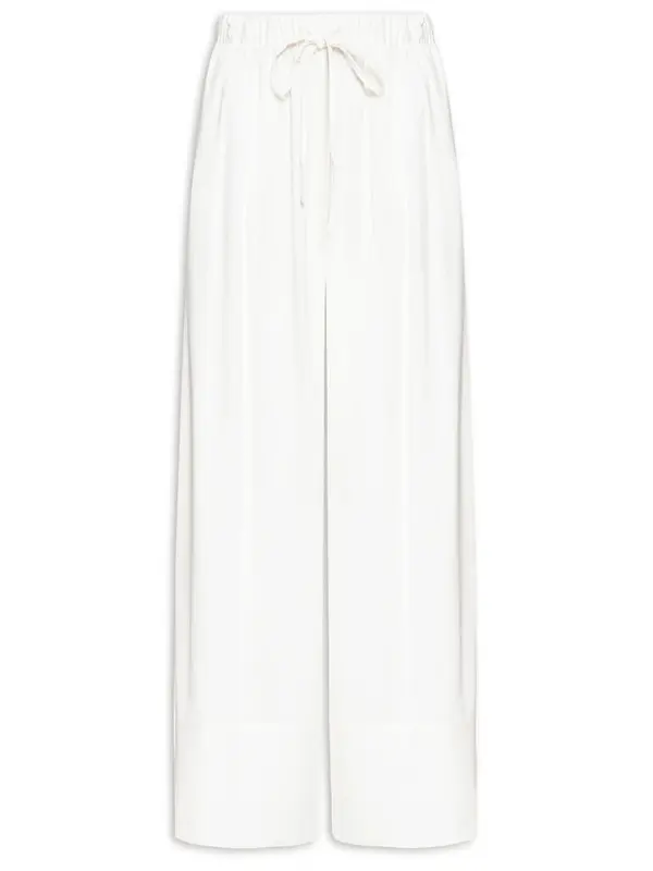 CALCA FARM COS ELASTICO LINHO OFF WHITE