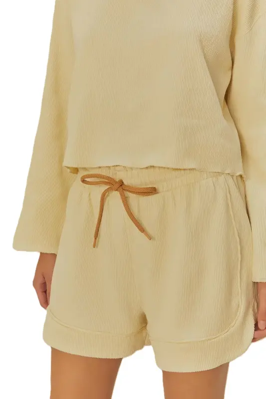 SHORT FARM COS ELASTICO TEXTURA NATURAL