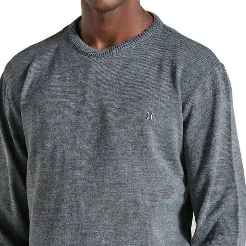 TRICOT HURLEY RETILÍNEA CLASSIC MESCLA AZUL