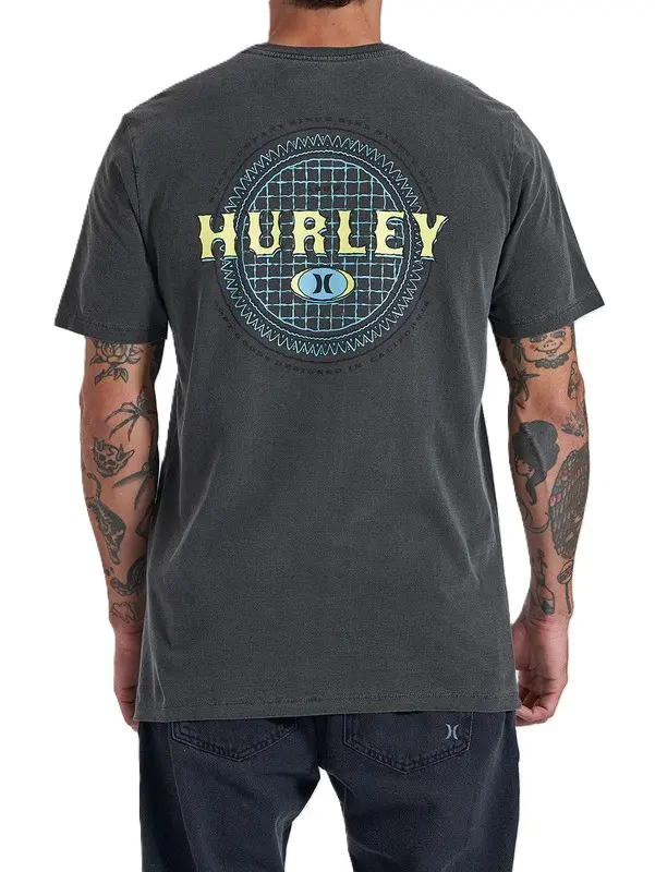 CAMISETA HURLEY RETRO WAVES PRETO