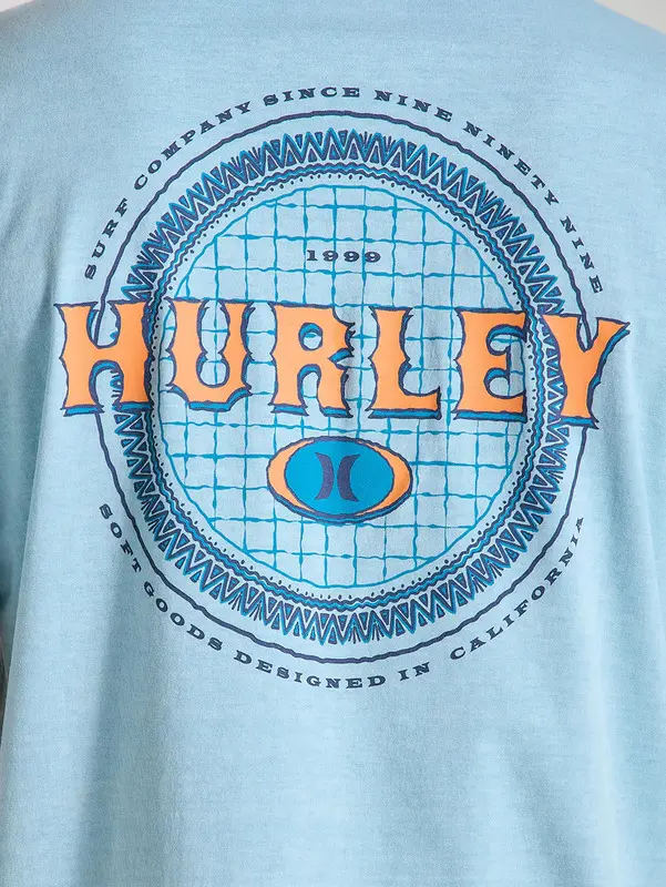 CAMISETA HURLEY RETRO WAVES AZUL