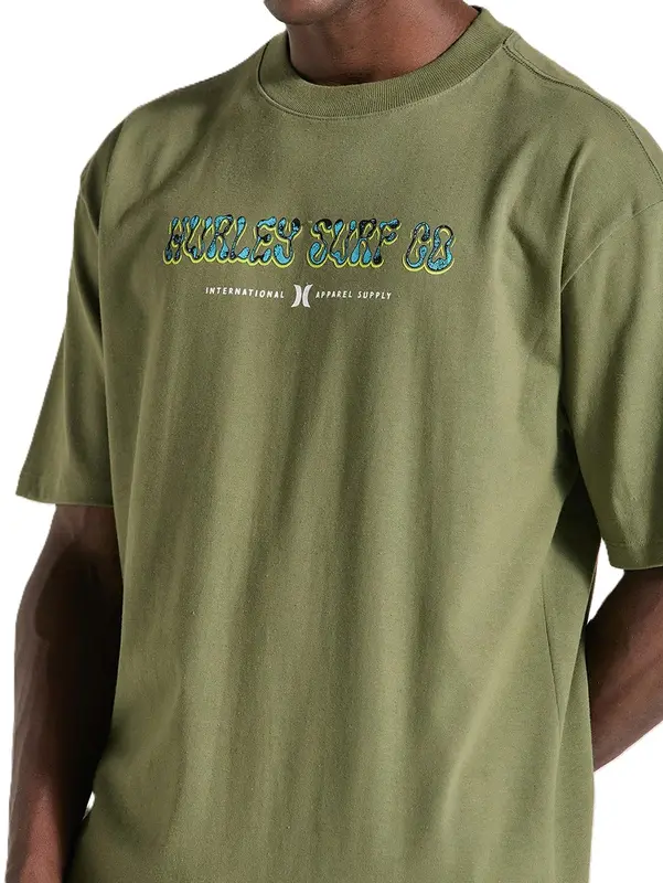 CAMISETA HURLEY MARSHMALLOW MILITAR