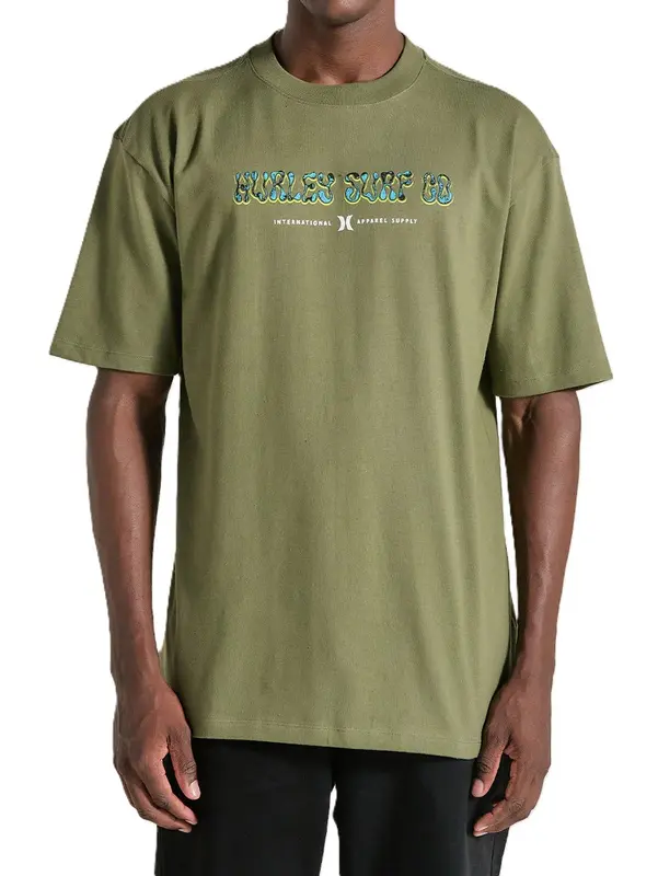 CAMISETA HURLEY MARSHMALLOW MILITAR