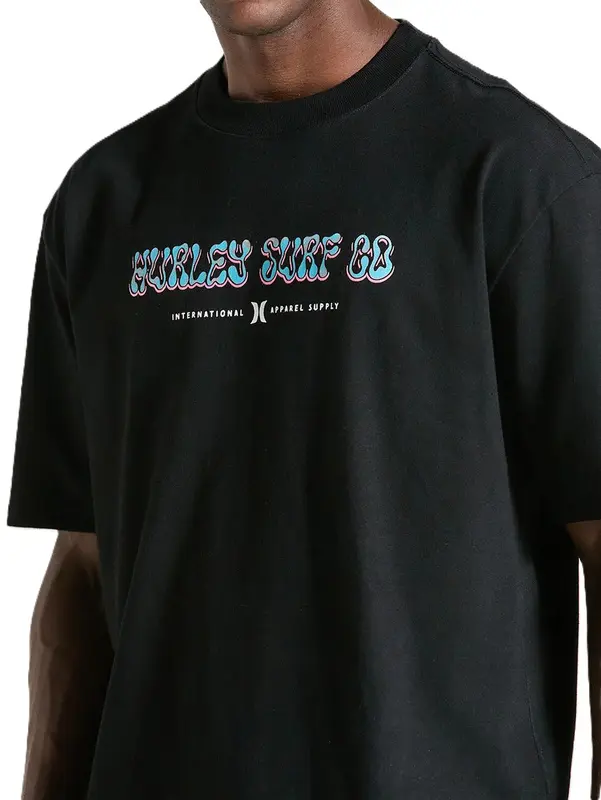 CAMISETA HURLEY MARSHMALLOW PRETO