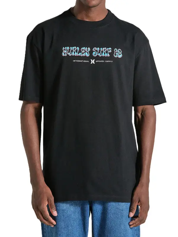 CAMISETA HURLEY MARSHMALLOW PRETO