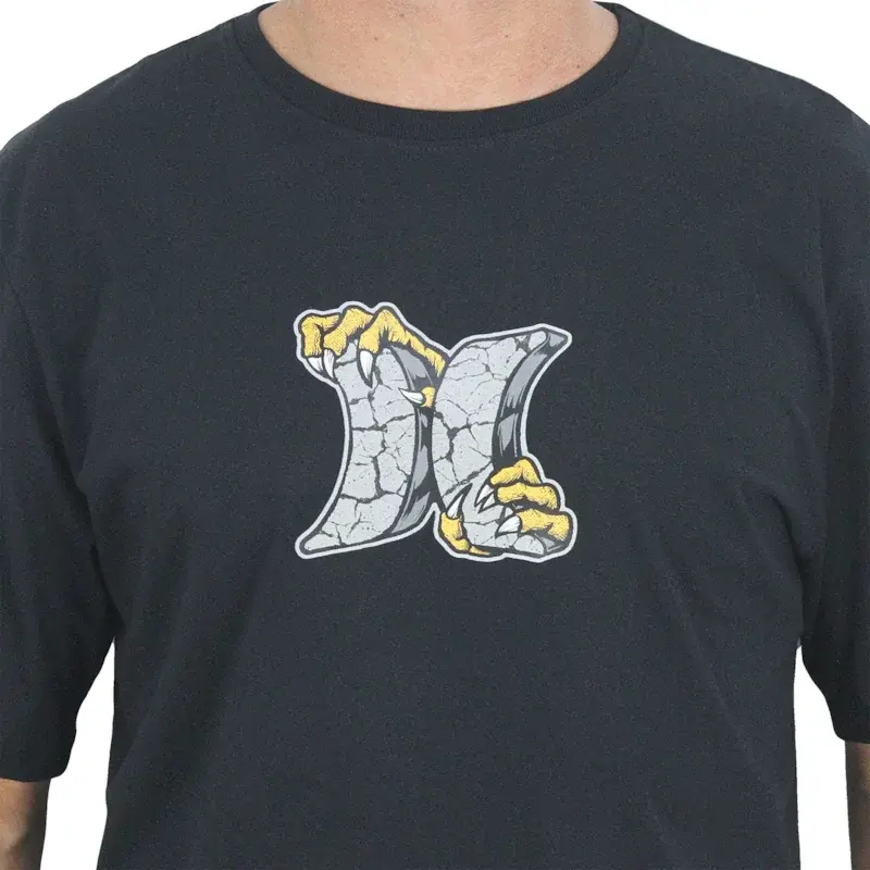 CAMISETA HURLEY ICON MONSTER OVER PRETO