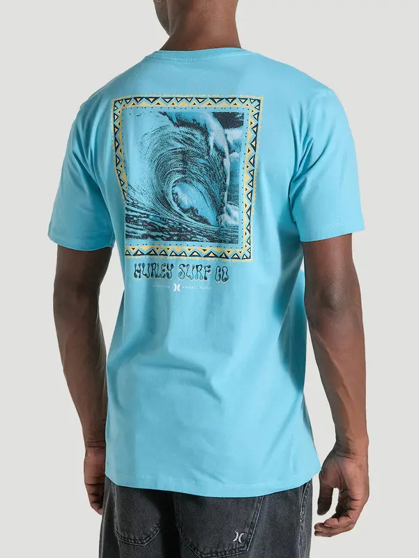 CAMISETA HURLEY SILK POSTER AZUL