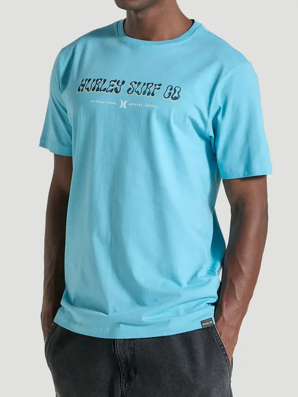 CAMISETA HURLEY SILK POSTER AZUL